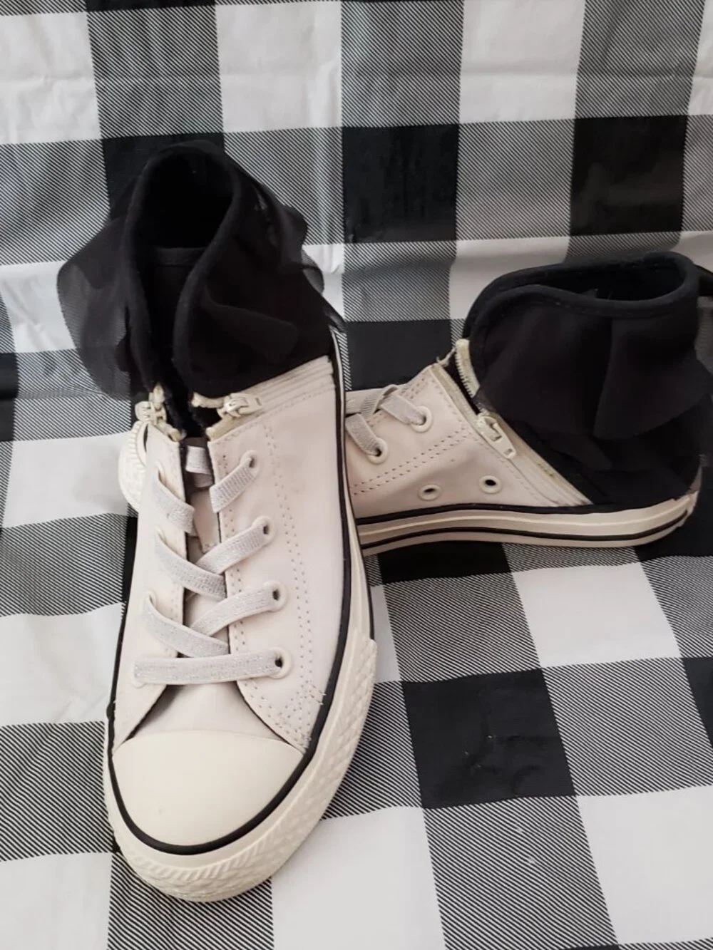 Converse CTAS Block Party Tulle Shoes Junior Size 1